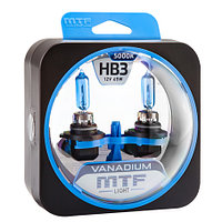 Галогенные автолампы MTF Light серия VANADIUM HB3(9005), 12V, 65W, комп.