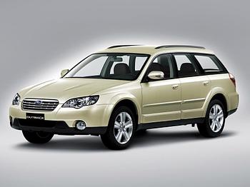 Переходные рамки на Subaru Outback III (BP) дорестайл и рестайл (2003-2009) для Hella 3R