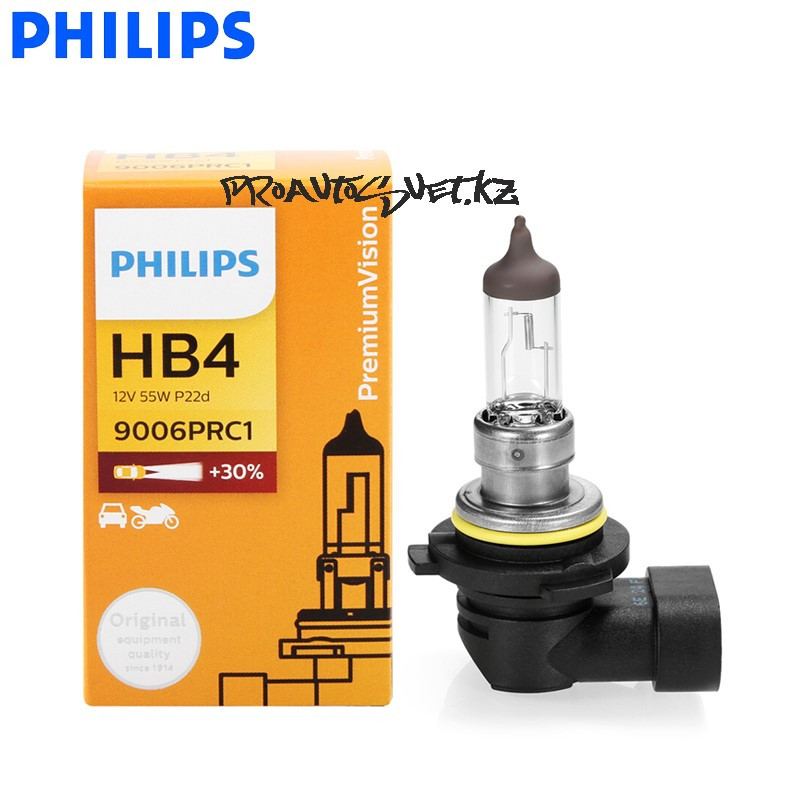 Галогеновая лампа PHILIPS HB4 9006 PREMIUM 12V 55W P22d C1