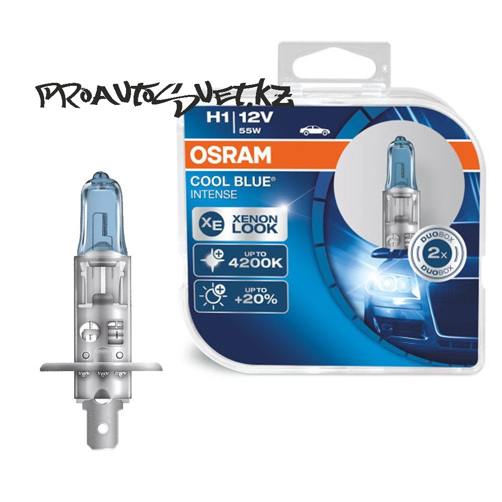Галогенная лампа Osram H1 +20% COOL BLUE INTENSE - фото 1 - id-p92910249