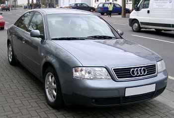 Переходные рамки на AUDI A6 (C5) II дорестайл и рестайл (1998-2004) для установки модулей Hella 3/3R