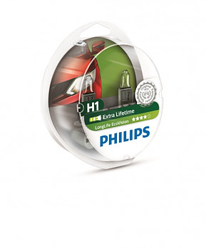 Галогенные лампы Phillips H1 LongLife Ecovisin S2