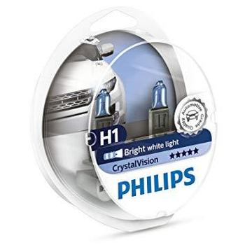 Галогенные лампы Phillips H1/w5w crystal Vision 12258 12v s2