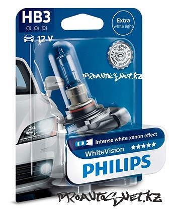 Лампа автомобильная PHILIPS HB3 9005 WHITE VISION 12V B1