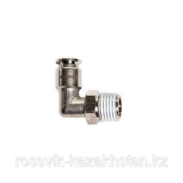 Цанговый разъем ROSSVIK Г-обр 1/4" 6х4, B184/7.R