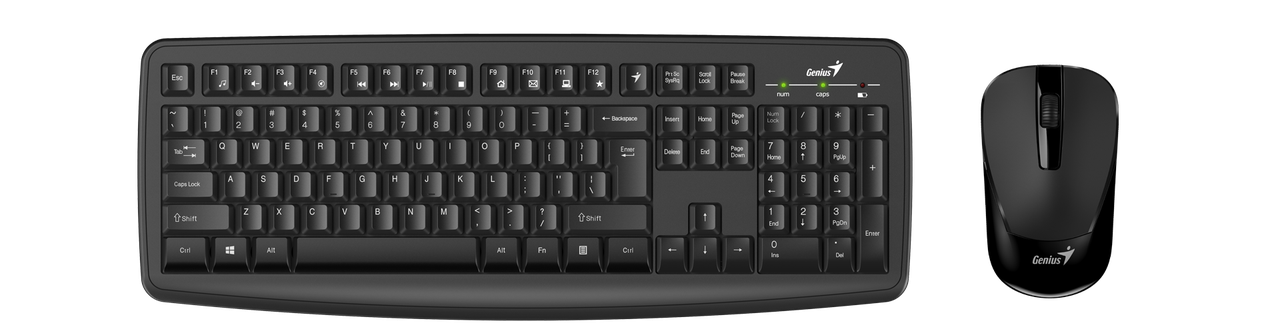 Genius KM-8100 Клавиатура + мышка беспроводные, Black, Smart - фото 2 - id-p92911363
