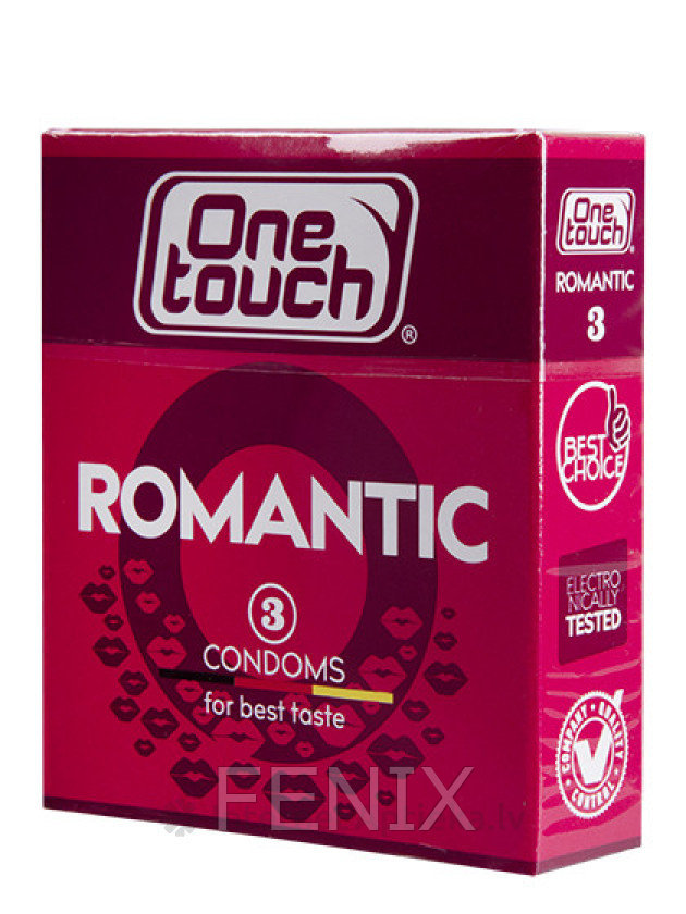 ПРЕЗЕРВАТИВЫ ONE TOUCH Romantic 3 ШТУКИ