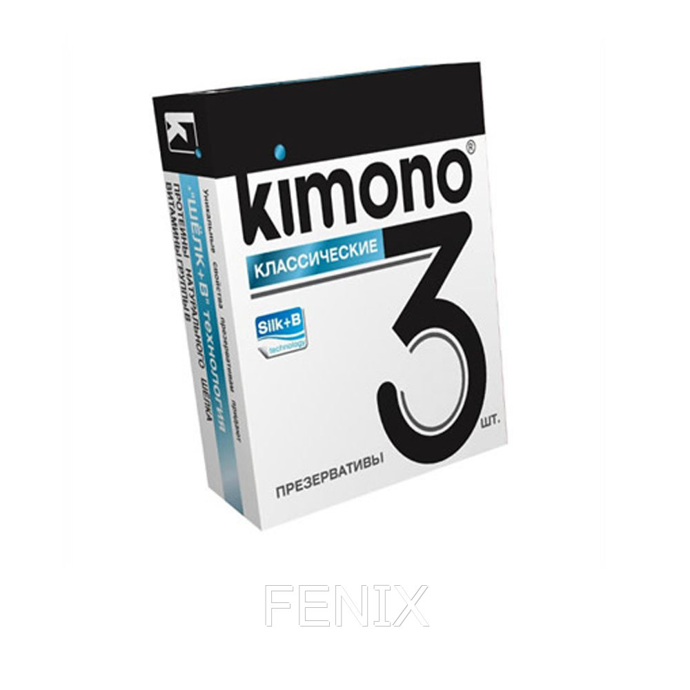 Презервативы Kimono Классические – гладкие 3 ШТУКИ