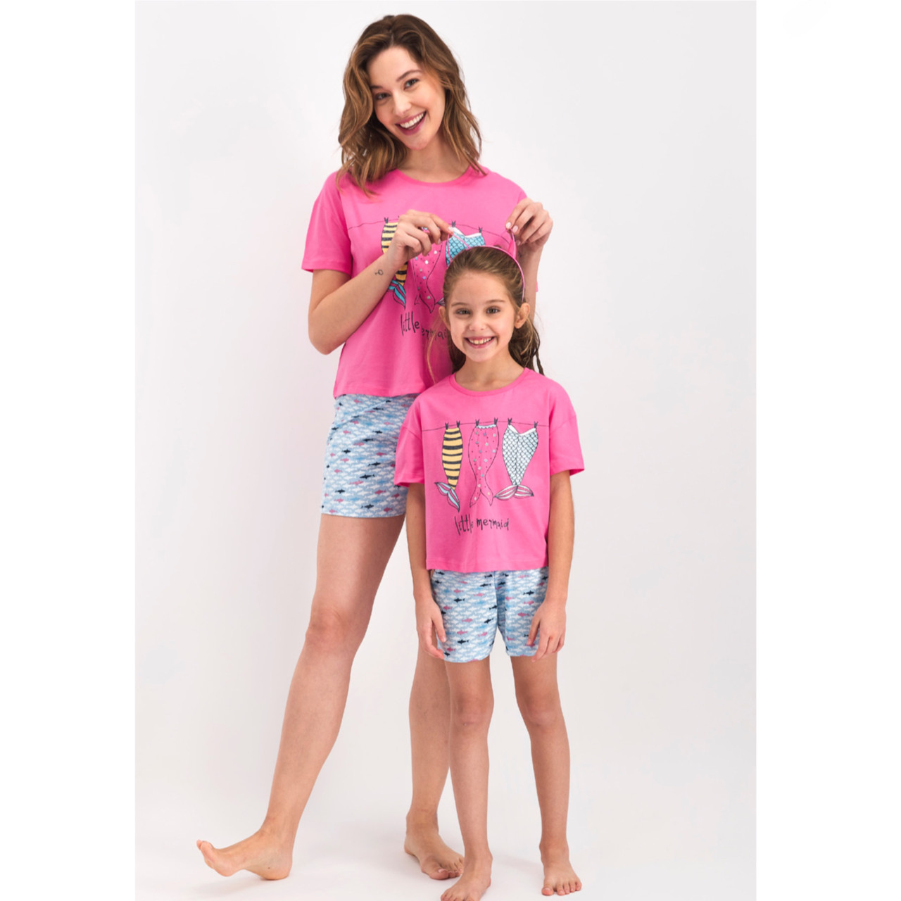 Пижама детская девичья* 4-5/104-110 см, Розовый - фото 2 - id-p92920537