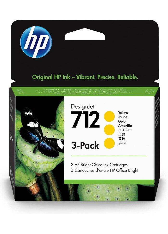 Картридж HP 712 Yellow для DesignJet T210/T230/T250/T630/T650 3ED79A
