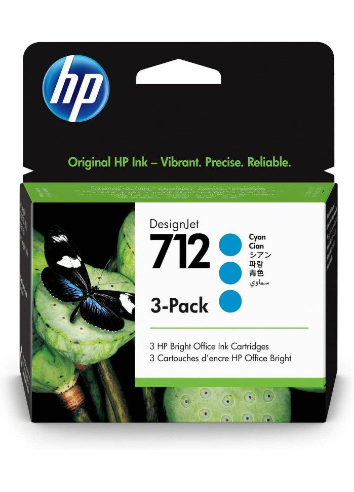 Картридж HP 712 Cyan для DesignJet T210/T230/T250/T630/T650 3ED77A