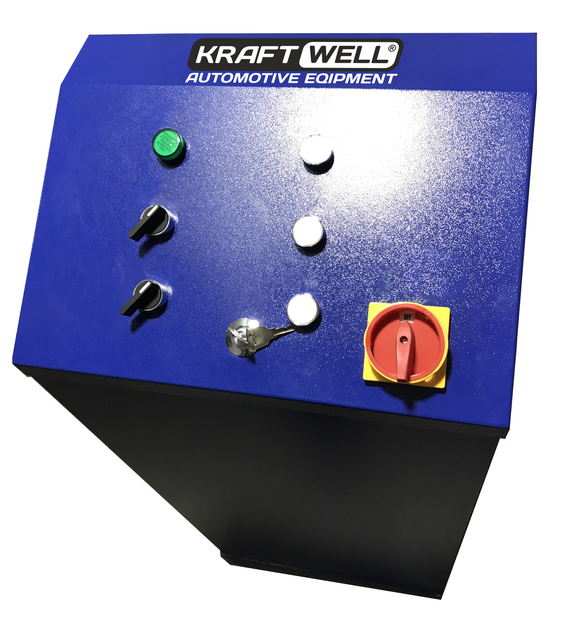 Подъемник ножничный KraftWell KRW3FS_blue (г/п 3000 кг, напольный) - фото 1 - id-p92925865