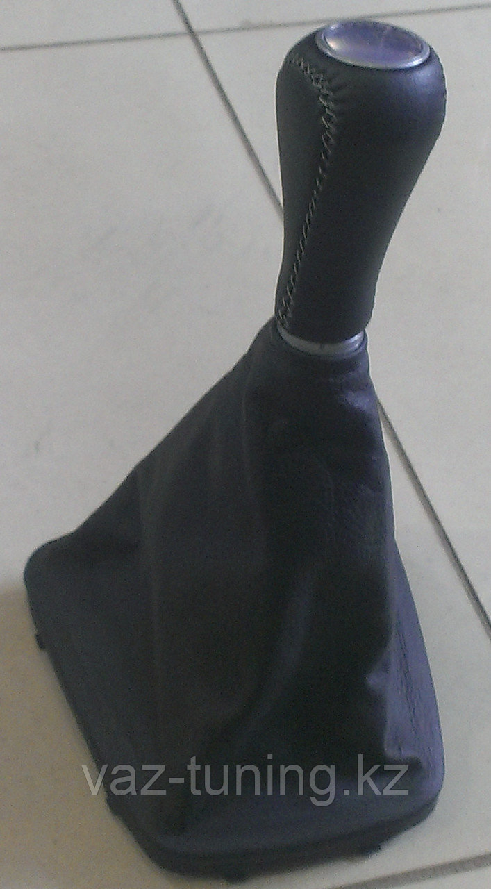 Чехол (кожух) ручки КПП (перфорированная кожа) на коробку с тросовым приводом Лада Гранта/Калина-2