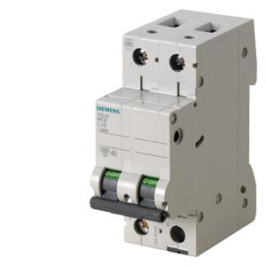 Автоматический выключатель Siemens Sentron 5SL6232-7 400 В 6кА, 2-полюсный, К, 32 А