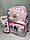 Школьный рюкзак для девочек "Glossy Bird( двухсторонний). Высота 41 см, ширина 30 см, глубина 14 см., фото 2