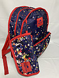 Школьный рюкзак для девочек "Glossy Bird" двухсторонний (высота 41 см, ширина 30 см, глубина 14 см), фото 3