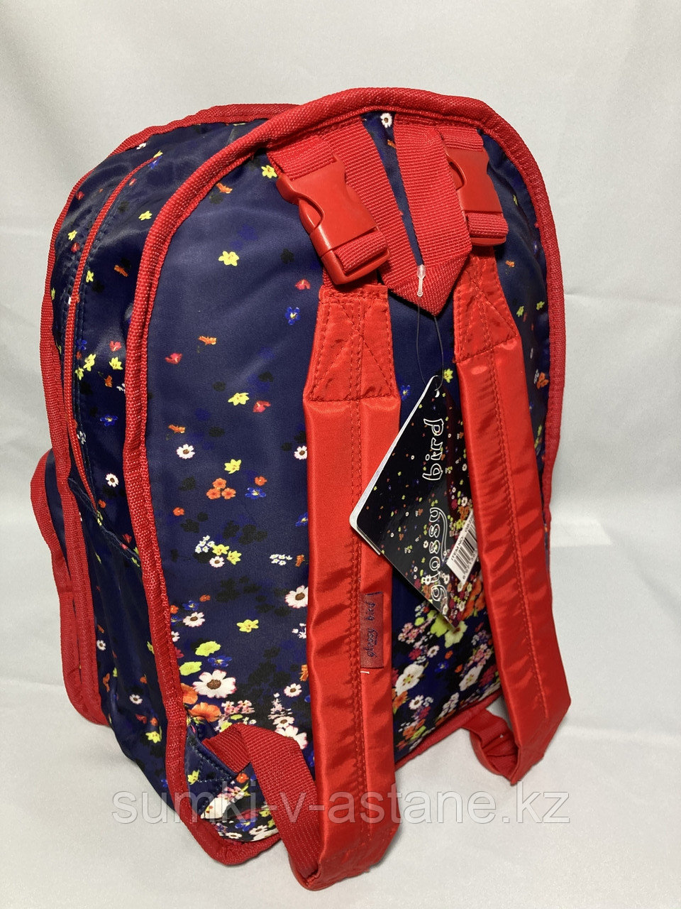 Школьный рюкзак для девочек "Glossy Bird" двухсторонний (высота 41 см, ширина 30 см, глубина 14 см) - фото 5 - id-p92936620