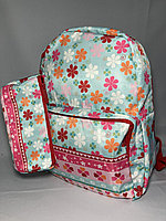 Школьный рюкзак для девочек "Glossy Bird". Двухсторонний. Высота 41 см, ширина 30 см, глубина 14 см., фото 1