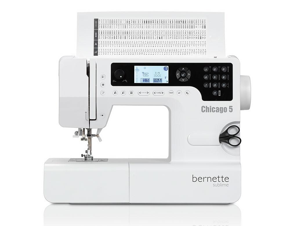 Швейная машина Bernette Chicago 5, белый - фото 1 - id-p92936937