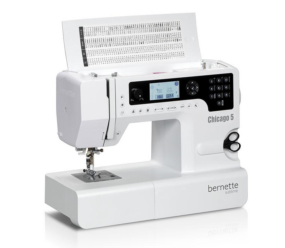 Швейная машина Bernette Chicago 5, белый - фото 4 - id-p92936937