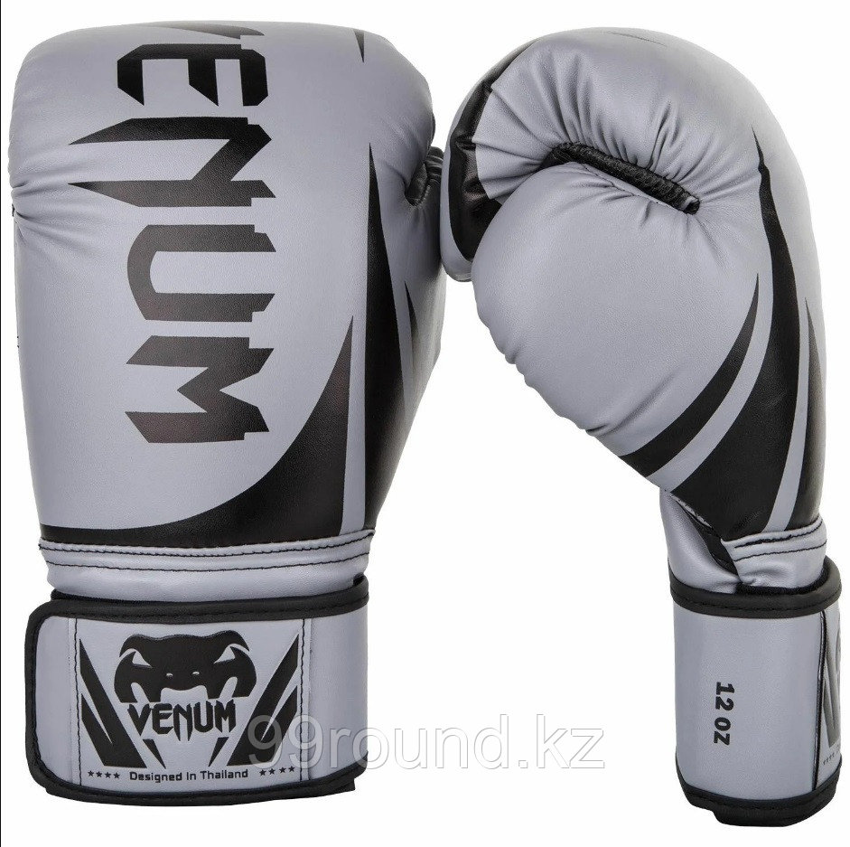 Перчатки для бокса Venum Challenger 2.0 Boxing Gloves Grey/Black, фото 1