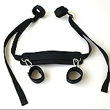 Бондаж с наручниками черный, фото 4