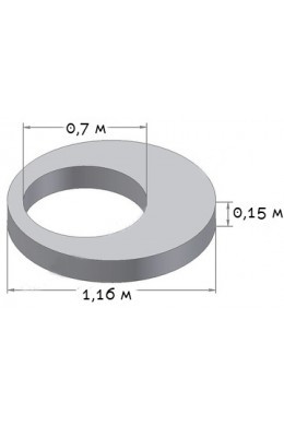 Плита перекрытия колодца ПП15-1 (для КС15) - фото 1 - id-p92939027
