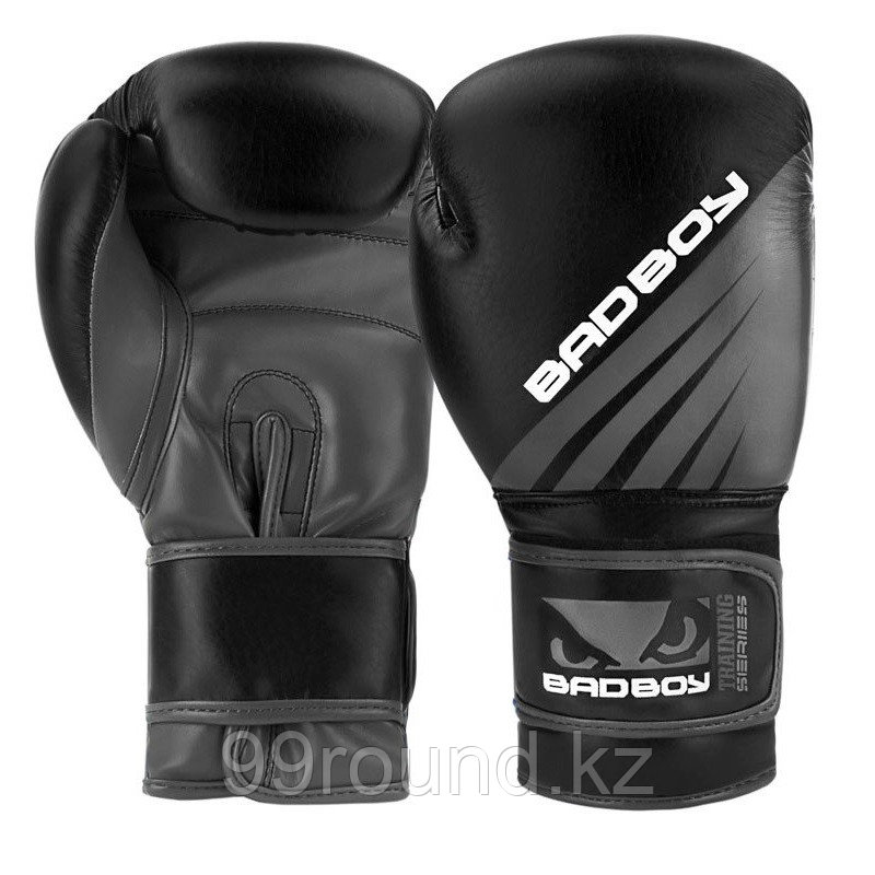Перчатки для бокса Bad Boy Training Series Impact Boxing Gloves - Black/Grey, фото 1