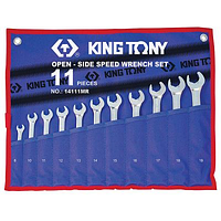 Набор ключей с трещоткой в рожке 11 пр KING TONY 14111MRN