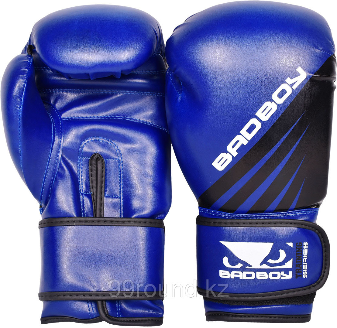 Перчатки для бокса Bad Boy Training Series Impact Boxing Gloves - Blue/Black - фото 5 - id-p92939714