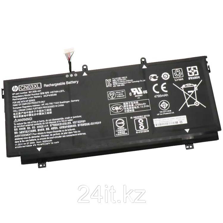 Аккумулятор для ноутбука HP SPECTRE 13T HP X360 13-AC SERIES - CN03XL, 110.55V/57.9Wh - ОРИГИНАЛ