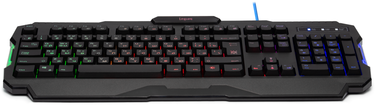 Проводная игровая клавиатура Defender Legion GK-010DL, черный - фото 2 - id-p92940045