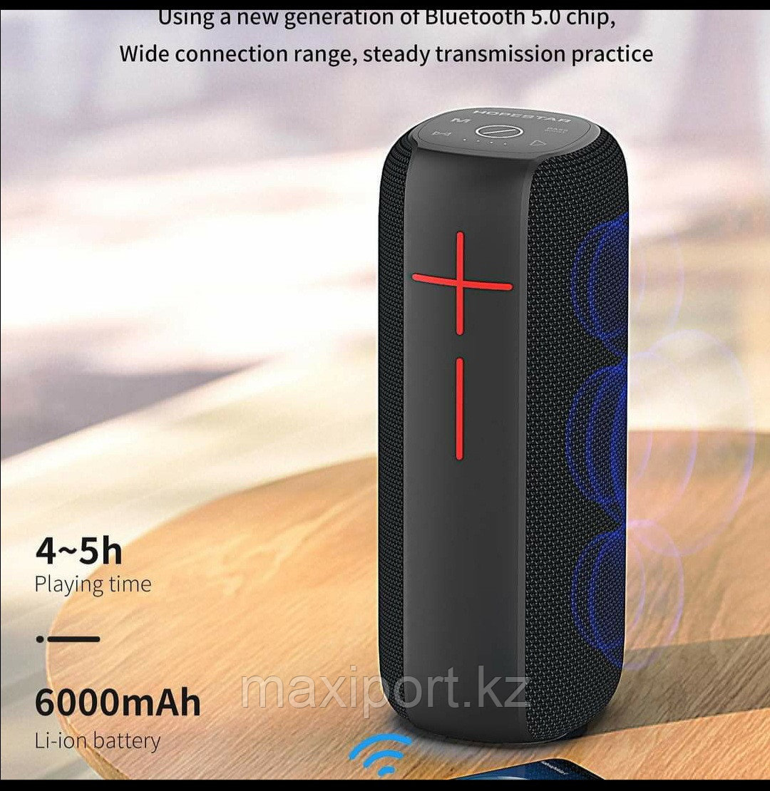 Портативная колонка Hopestar P15 Max Черная (мощность 55ватт)