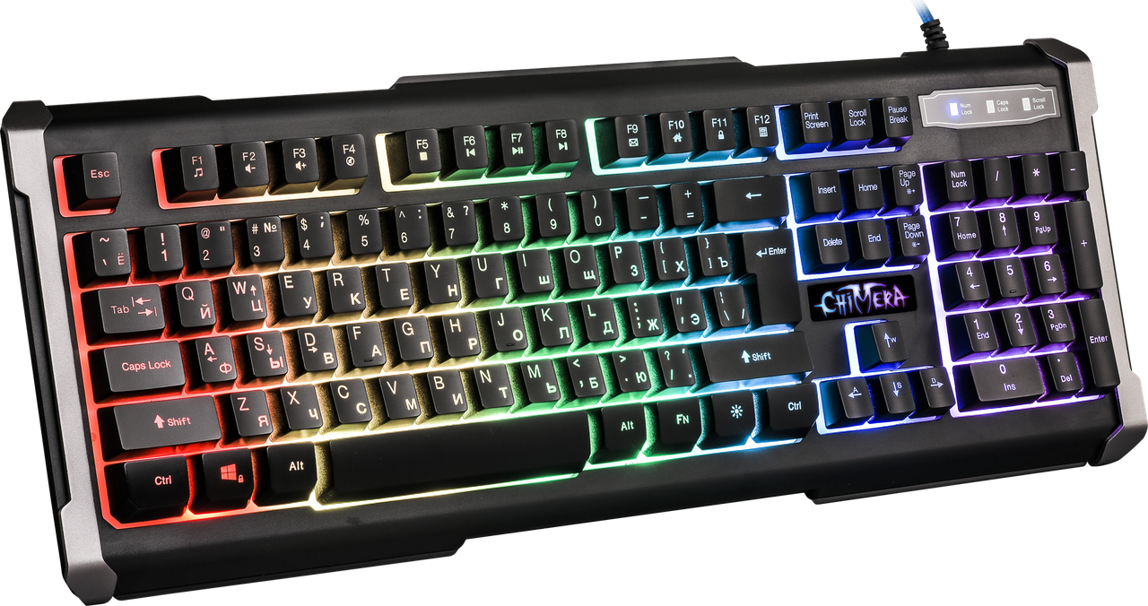 Проводная игровая клавиатура Defender Chimera GK-280DL, черный - фото 2 - id-p92940113