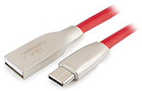 Кабель Cablexpert CC-G-USBC01R-1M, красный