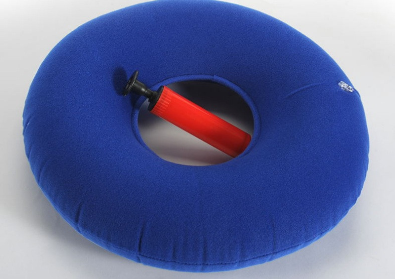Противопролежневая подушка, подушка на сидение надувная (с насосом) - фото 1 - id-p92945333
