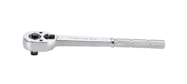 KINGTONY Трещотка с флажковым переключением 32 зубца 1/2" 250 мм. с кнопкой - фото 1 - id-p10788136