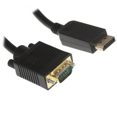 Кабель Cablexpert miniDisplayPort - VGA, CC-mDPM-VGAM-6 1.8 м Черный