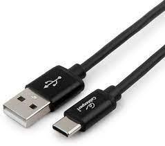 Кабель USB Type A - Type C Cablexpert CC-S-USBC01Bk-1M черный