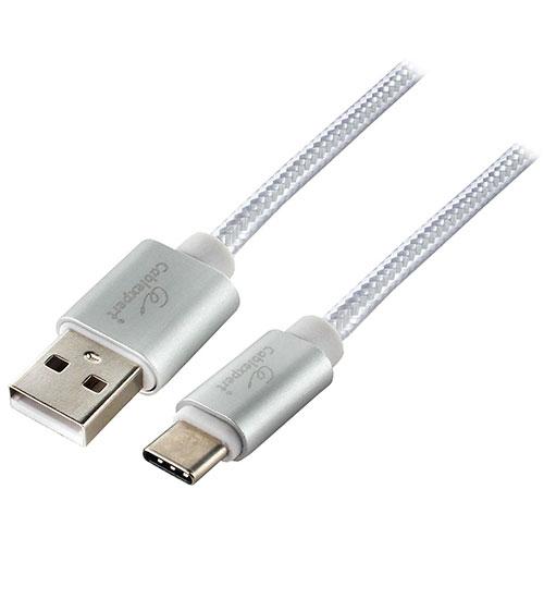 Кабель USB, Cablexpert CC-S-USBC01S-1M серебро - фото 1 - id-p92960528