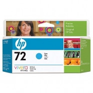 HP C9371A Cyan Ink Cartridge Vivera №72 for Designjet T1100/Т1100ps/Т610, 130 ml.