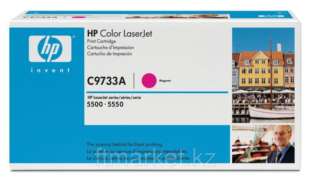 HP C9733A Toner Cartridge Magenta for Color LaserJet 5500/5550, up to 12000 pages.