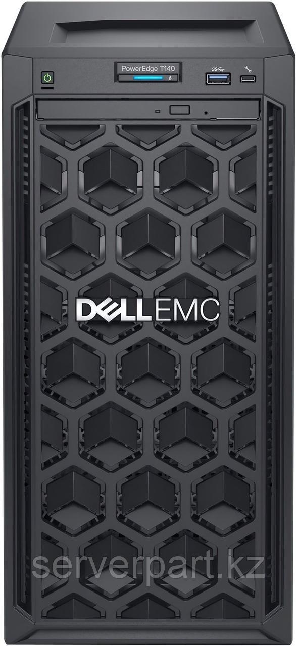 Сервер Dell T140 Tower 4LFF/4-core intel Xeon E2124 3.3GHz/16GB EUDIMM/1x480GB SSD MU nhs/1x1TB SATA ES