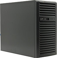 Сервер Supermicro SYS-5039C Tower 4LFF/4-core intel xeon E2124 3.3GHz/16GB EUDIMM/1x960GB SSD RI Hyb