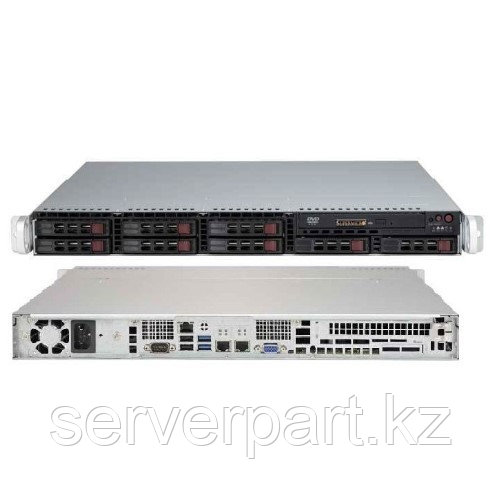Сервер Supermicro 113MFAC2-R606CB\X10DRL-I Rack 1U 8SFF/1х8-core Intel Xeon E5-2630v3 2.4GHz/no RAM/no HDD