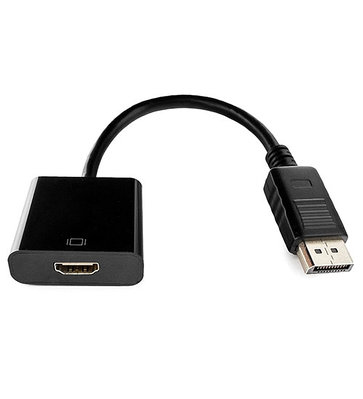 Конвертер DisplayPort HDMI m/f, Cablexpert A-DPM-HDMIF-002 черный
