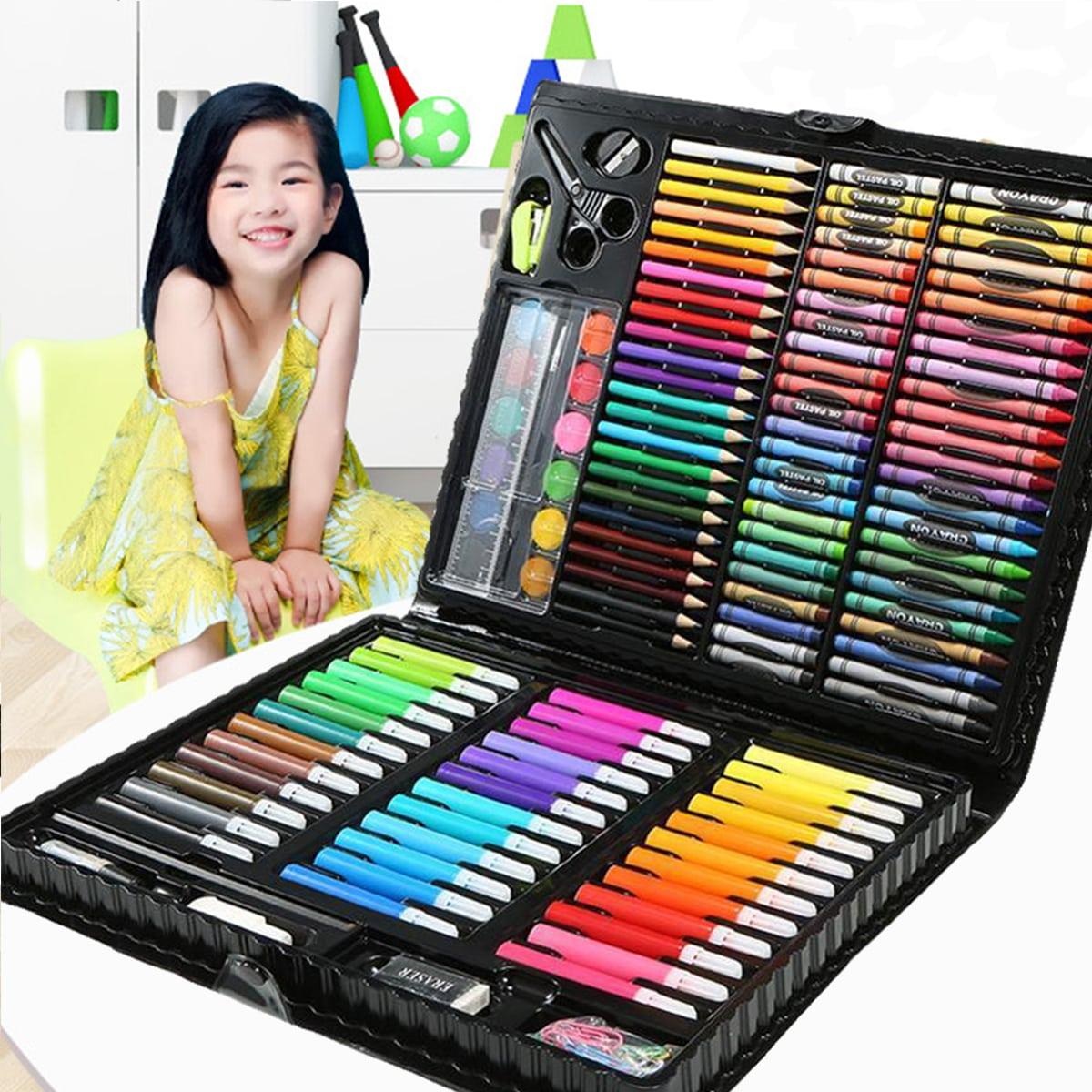 Набор для рисования Artistic Set 150 pieces фломастеры мелки карандаши краски черный - фото 6 - id-p92962392