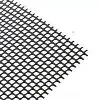 Сетка дренажная полимерная (цвет серый, размер ячейки 3*3мм) размер 25*40 см