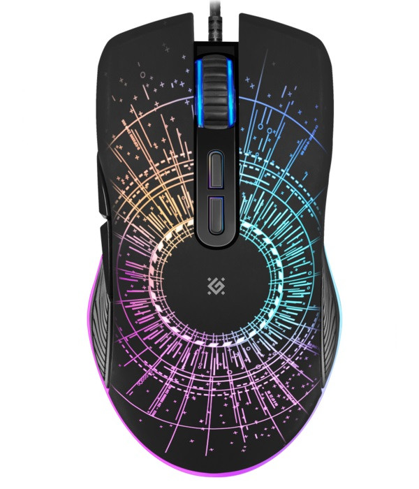 Мышь Defender Sirius GM-660L RGB черный, фото 1