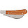 Нож садовый складной, изогнутое лезвие, 170 мм, деревянная рукоятка, Palisad, фото 3